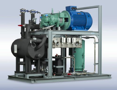 800 kW Ammonia heat pump system